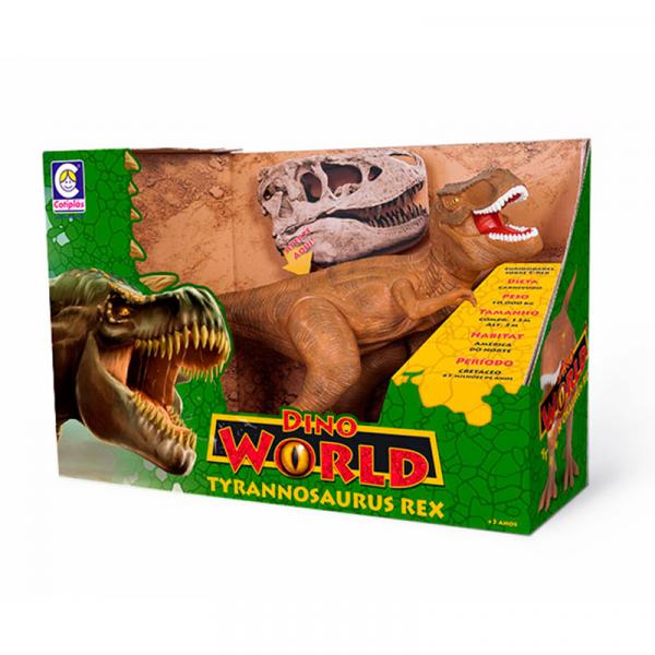 Dinossauro Tyrannosaurus Rex 42 Cm Dino World Cotiplas