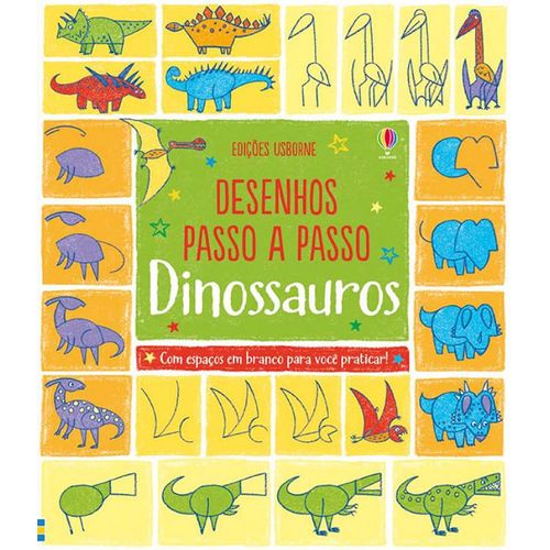Dinossauros - Desenhos Passo a Passo