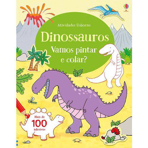 Dinossauros - Vamos Pintar e Colar?