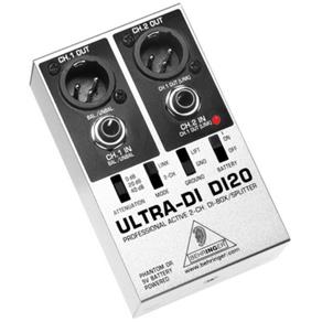 Direct Box Behringer DI20 Ultra-DI Ativo 2 Canais