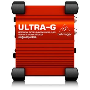 Direct Box para Guitarra Behringer ULTRA-G GI100 Vermelho