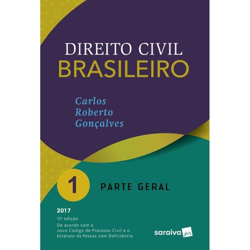 Tamanhos, Medidas e Dimensões do produto Direito Civil Brasileiro Vol 1 - Goncalves - Saraiva
