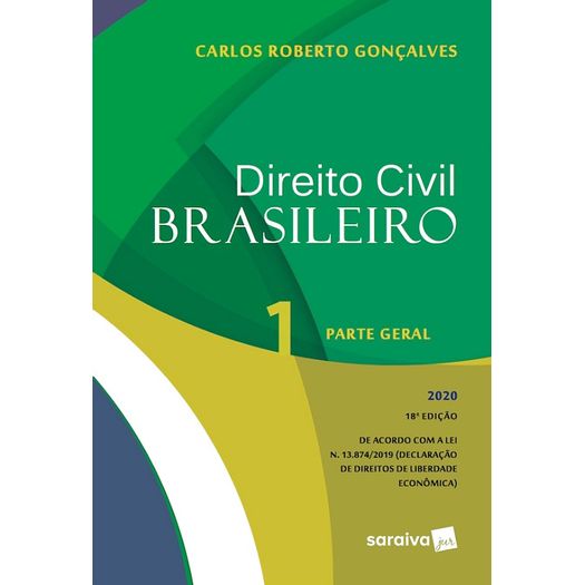 Direito Civil Brasileiro Vol 1 - Goncalves - Saraiva