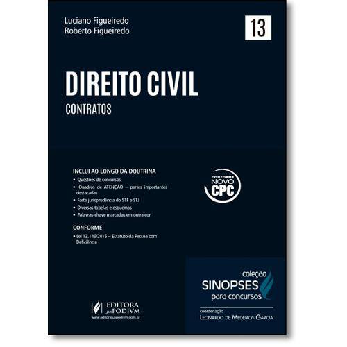 Direito Civil Contratos Vol13 Colecao Sinopses P