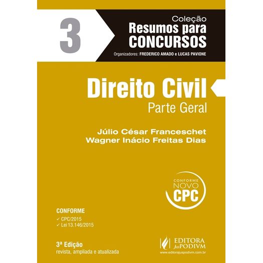 Direito Civil - Vol 3 - Juspodivm