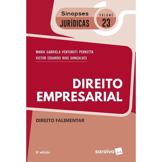 Direito Empresarial - Vol 23 - Sinopses Juridicas - Saraiva - 8 Ed