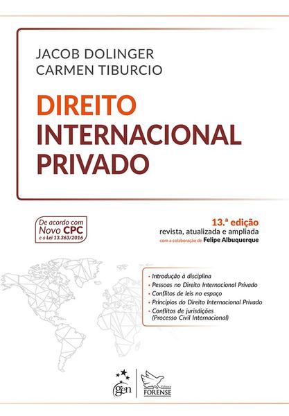 DIREITO INTERNACIONAL PRIVADO - 13ª ED - Forense (grupo Gen)
