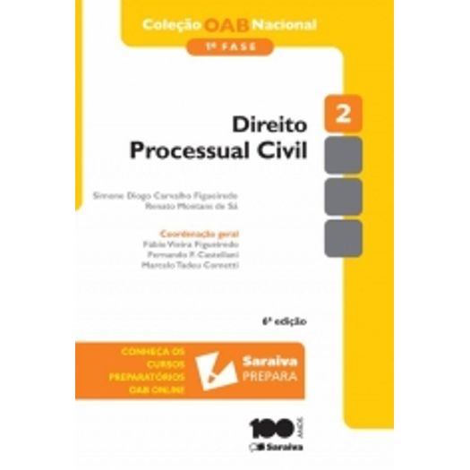 Direito Processual Civil - Oab 1f Vol 2 - Saraiva