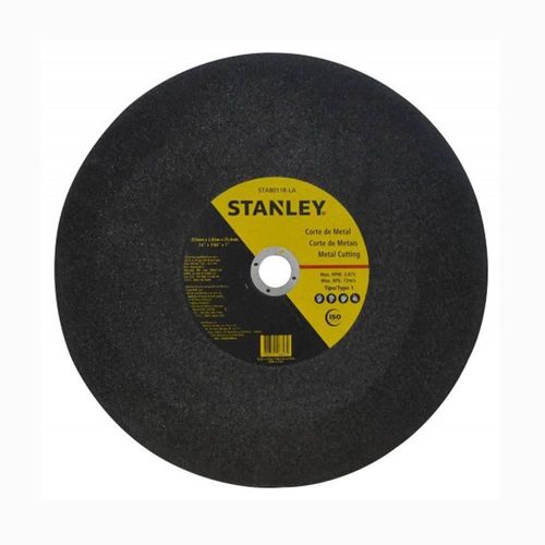 Disco Abrasivo de Corte para Inox 7'' Stanley