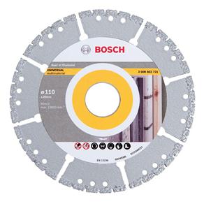 Disco Bosch Diamantado Multimaterial Universal 2608602721 - Prata