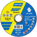 Disco Corte Norton Super AR312 4.1/2" x 1/8 x 7/8