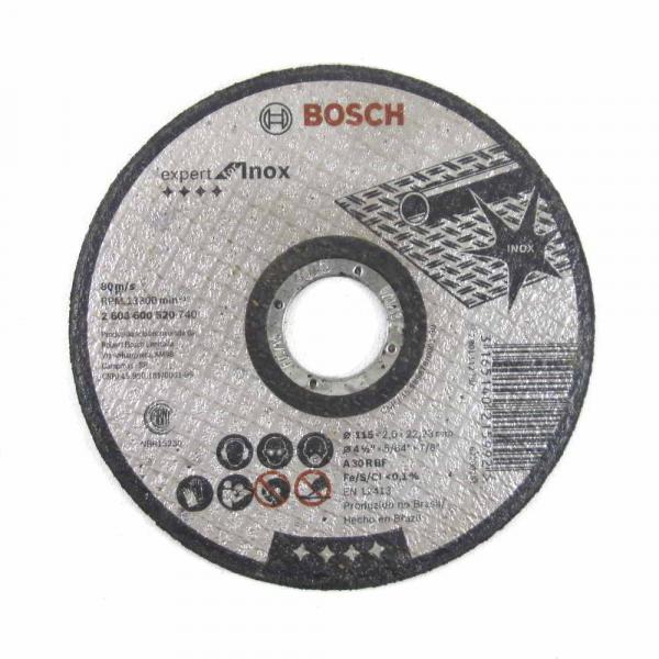 Disco de Corte 4.1/2" X 5/64" X 7/8" Inox - Bosch