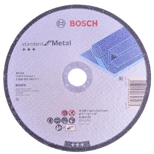 Disco de Corte 7" X 1/8" X 7/8" Metal - Bosch