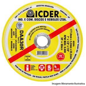 Disco de Corte 4,5`` 2 Telas Icder