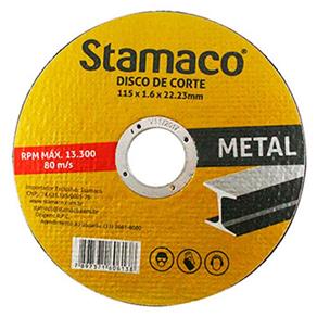 Disco de Corte de 115 X 22,23 Mm para Metal-Stamaco-6138