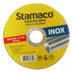 Disco De Corte Inox 115x 1.0x 22,23mm Stamaco