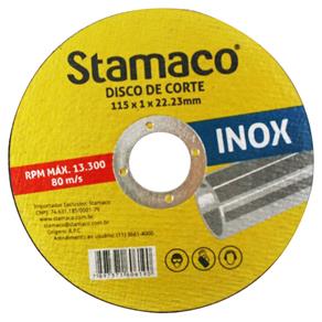 Disco de Corte Inox 115X1.0X22mm