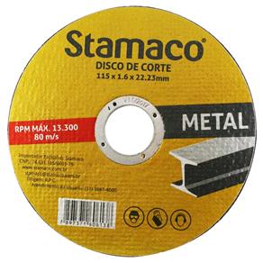 Disco de Corte Metal 115x1.6X22mm