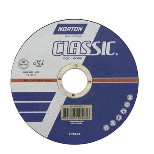 Disco de Corte Norton Ar302 4.1/2' X 3,0 X 7/8'