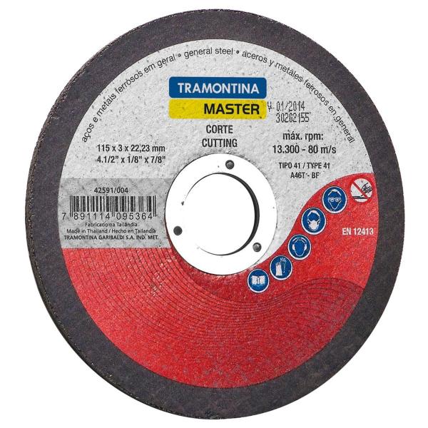 Disco de Corte para Aço 4,1/2 Pol - Tramontina