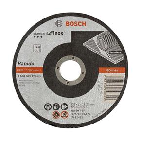 Disco de Corte para Inox 125mm Grão 60 Bosch Bosch