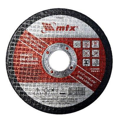 Disco de Corte para Inox e Metal 115x1x22mm - Mtx