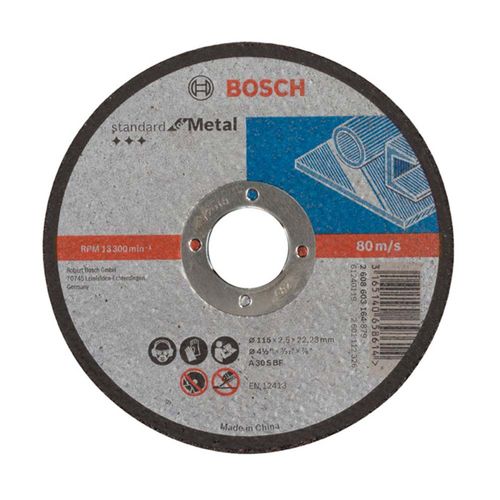 Disco de Corte para Metal 115mm Grão 30 Bosch