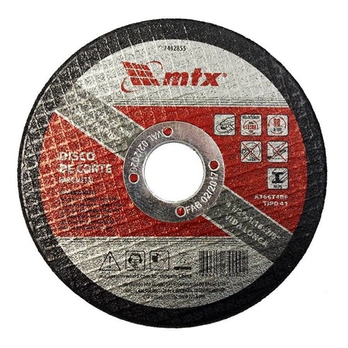 Disco de Corte para Metal 115X1,6X22Mm Mtx