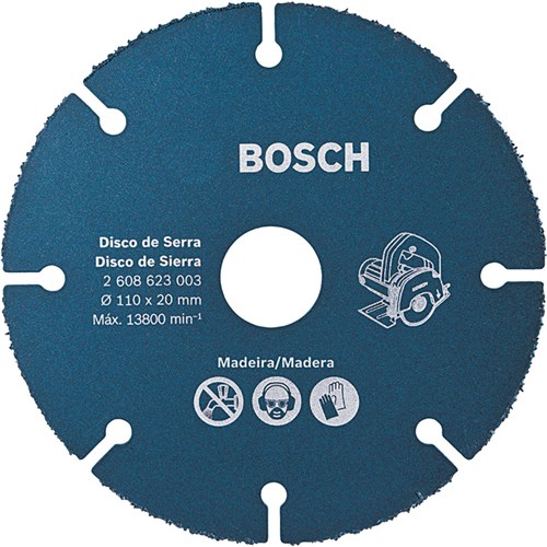 Disco de Corte Serra Mármore para Madeira 110Mm Bosch Bosch