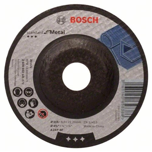 Disco de Desbaste para Metal 7' X 7/8' X 6,0 Mm - Bosch