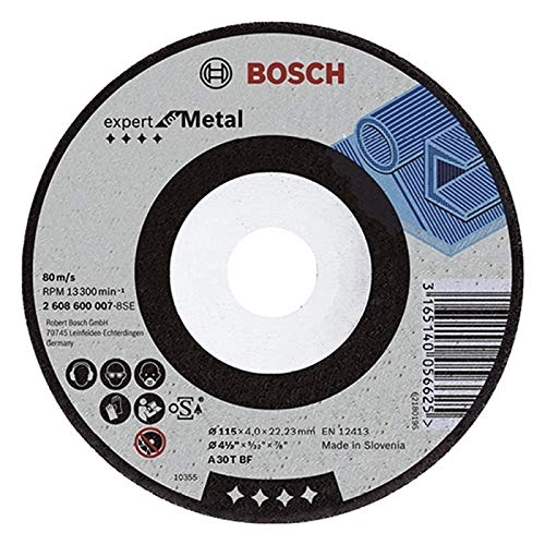 Disco de Desbaste para Metal A24 41/2x3/16x7/8 - 26086.005.05 - BOSCH - Disco de Desbaste para Metal A24 41/2x3/16x7/8 - 26086.005.05 - BOSCH