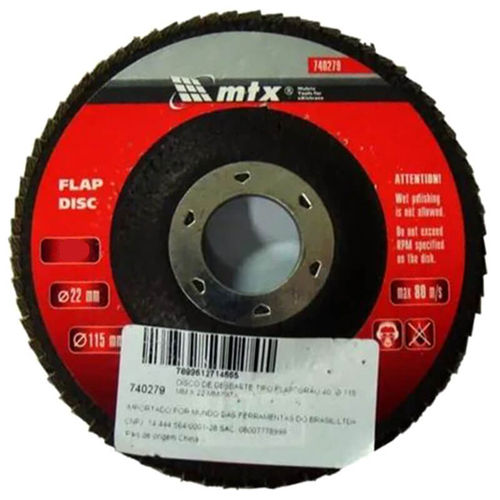 Disco de Lixa Flap Disc 4.1/2 Grao 80 Mtx