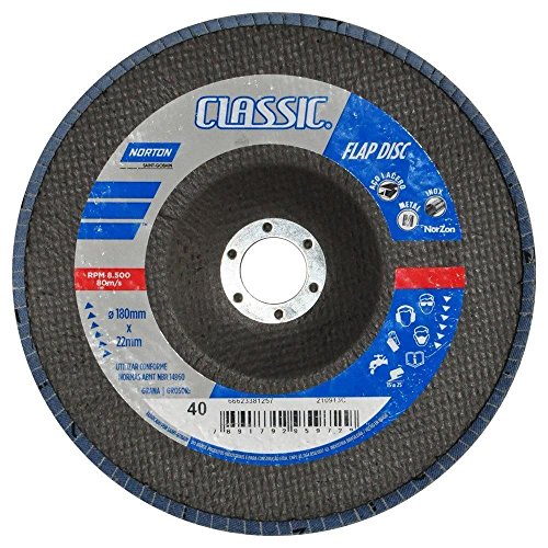 Disco de Lixa Flap Disc 7" - R822 - Norton (60)