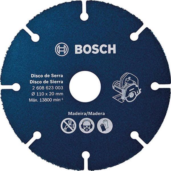 Disco de Serra Bosch Segmentado para Madeira 110mm X 20mm 13800rpm