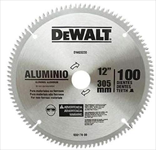 Disco de Serra Circular de 12 Pol. para Alumínio/Madeira - 100 Dentes-DEWALT-DW03240