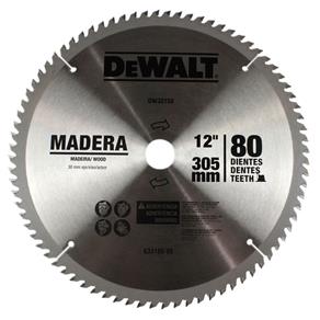 Disco de Serra Circular de 12 Polegadas para Madeira - 80 Dentes-Dewalt-Dw03150