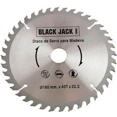 Disco de Serra para Madeira 180mm - Black Jack