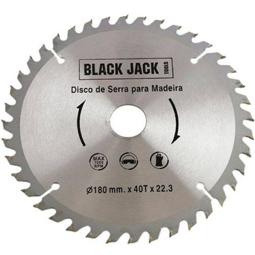 Disco de Serra para Madeira 180mm J381 Black Jack