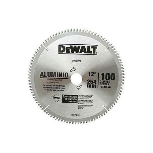 Disco de Serra Widea 12 100 Dentes Aluminio Dewalt Dw03240