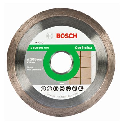 Disco Diamantado Continuo Bosch para Porcelanato 110 X 20mm
