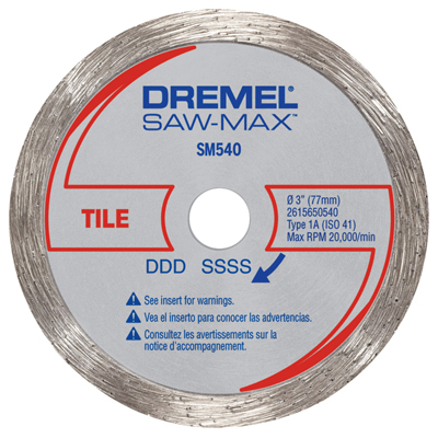 Disco Diamantado P/ Azulejo SM540 - DREMEL