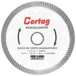 Disco Diamantado Porcelanato 110mmx20mm Cortag