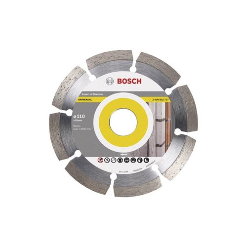 Disco Diamantado Universal Segmentado 110mm X 20mm - Bosch