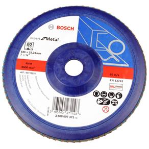 Disco Flap de 7 Polegadas com Grão 80 para Metal-Bosch-2608607371