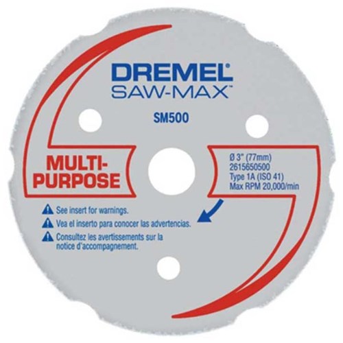 Disco Multiuso para Corte Reto Sm500 para Dremel Saw Max Dremel