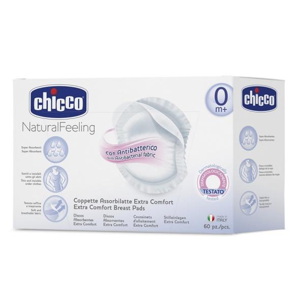 Discos Absorventes Anti Bacteriano Natural Feeling 30 Uni. Chicco