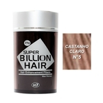Disfarce para Calvície / Fibras de Queratina em Pó Super Billion Hair 25g - Castanho Claro