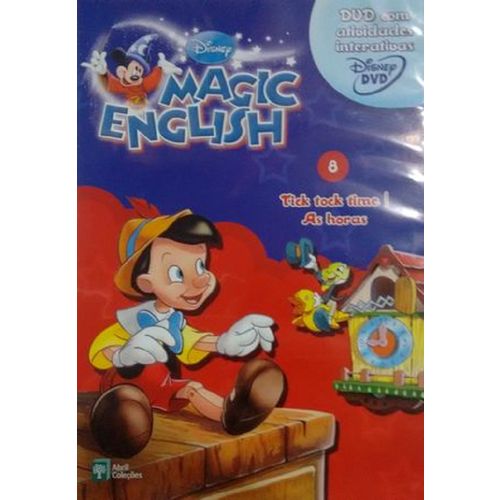 Disney Magic English Tick Tock Time | as Horas Vol.8 - Dvd Infantil