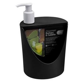 Dispenser Detergente Coza Romeu & Julieta Preto 600ml