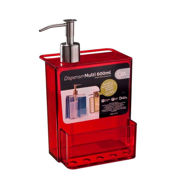 Dispenser Multi Brinox 20719-0111 Vermelho - 600ml